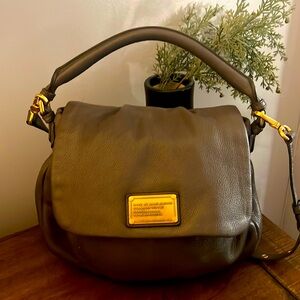 Elegant Brown Leather Handbag